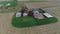 Amish wedding in an amish farm captured by a drone