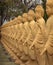 Amitabha Buddha statues in the Buddhist Temple, Brazil