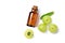 Amla essential oil extract in amber bottle