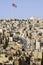 Amman city viewed from the citadel top, Jordan