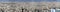 Amman, Jordan, March 11h 2018: High resolution panoramic view from the not very nice development of Amman, the capital of the King
