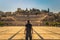 Amman - September 29, 2018: Roman Amphitheater in the center of Amman, Jordan