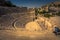 Amman - September 29, 2018: Roman Amphitheater in the center of Amman, Jordan