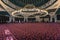 Amman - September 30, 2018: Inside the prayer hall of the Mosque of King Abdullah I in the center of Amman, Jordan