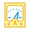 ammeter tool color icon vector illustration