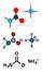 Ammonium carbamate, chemical structure