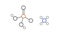 ammonium dihydrogen phosphate molecule, structural chemical formula, ball-and-stick model, isolated image fire suppression agents