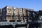 Ammunition boxes stacked on a vehicle