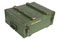 Ammunition crate green color for artillery shells