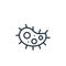 amoeba icon vector from microorganism concept. Thin line illustration of amoeba editable stroke. amoeba linear sign for use on web