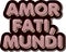 Amor Fati Lettering Vector Design