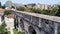 Amoreiras section of the Aguas Livres Aqueduct, built in 18th century, Lisbon, Portugal