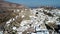 Amorgos island- Aerial view of Chora village. Greece, Cyclade