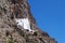 Amorgos island, Greece â€“ July 7, 2008: The monastery of Panagia Hozoviotissa