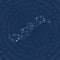 Amorgos network, constellation style island map.