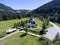 Amotsdal church and cemetery are in the Amotsdal small mountain village in Seljord municipality in Telemark, Norway, Scandinavia