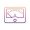 ampermeter nolan icon. Simple thin line, outline vector of Measuring Instruments icons for ui and ux, website or mobile