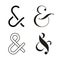 Ampersand icon set