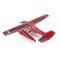 Amphibian plane on white. 3D illustration