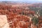 Amphitheater Reddish fairy chimneys Bryce Canyon