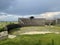 Amphitheater in the Viminacium Archaeological Park or Reconstruction of the amphitheater of the Roman city Viminatium