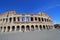 Amphitheatre, landmark, historic, site, ancient, rome, roman, architecture, history, sky, structure, plaza, tourist, attraction, c