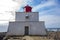 Amphitrite Point Lighthouse located in Ucluelet, Vancouver Island, BC