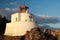 Amphitrite Point Lighthouse near Uclulelet, Vancouver island, British Columbia Canada