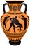 Amphora Hercules Fighting The Nemean Lion