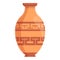 Amphora jug icon, cartoon style