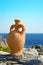 An amphora over the sea