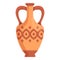 Amphora perthenon icon, cartoon style