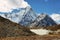 Amphu Gyabjen and Ama Dablan peaks views from Chukhung valley