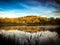 Ampleforth Lake in Autumn.