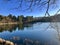 Ampleforth Lake, Yorkshire.