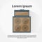 Amplifier Combo Rock Music Equipment Concept Flat