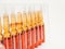 Ampoules for vitamin B12 injections. Injectable solution ampoules used to supplement vitamin B12.