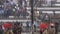 AMRITSAR, INDIA - MARCH 19, 2019: border guards start lowering flags at wagah border in india