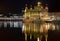 Amritsar Sikh Golden temple at night