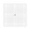 Amsler grid basic version with dot in center. Template of graphic test to monitoring central visual field and detecting