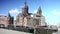 AMSTERDAM : Amsterdam cityscape with Saint Nicholas Basilica . ULTRA HD 4k,real time