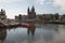 Amsterdam canal and boats