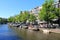 Amsterdam Canal street view, The Netherlands