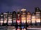 Amsterdam canals at night