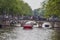 Amsterdam city center - the beautiful belt of canals - AMSTERDAM - THE NETHERLANDS - JULY 20, 2017