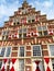 Amsterdam decorated brick building, The Netherlands