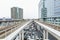 Amsterdam, Netherlands, 10/05/2019: Transport interchange at the bus station. Beautiful city landscape