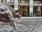 Amsterdam, The Netherlands - august 2021 - Entrance of the new Stock Exchange AEX buidling in the center of Amsterdam