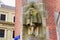 AMSTERDAM, NETHERLANDS - JUNE 25, 2017: Sculpture of the Hugo de Groot Grotius by sculptor Lambertus Zijl.