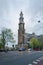 Amsterdam, Netherlands - May 6, 2015: People at Westerkerk (Western Church) a Dutch Protestant church in Amsterdam